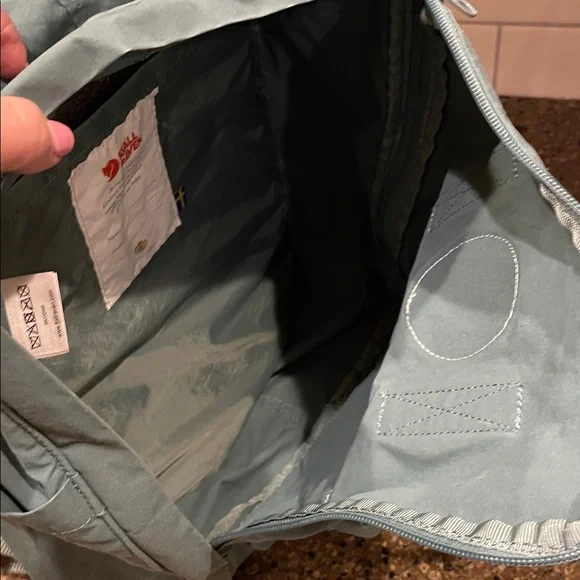 Fjallraven Kanken Frost Green Backpack - Picture 13 of 16